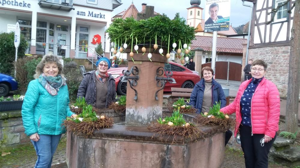 Osterbrunnen Heiligkreuzsteinach