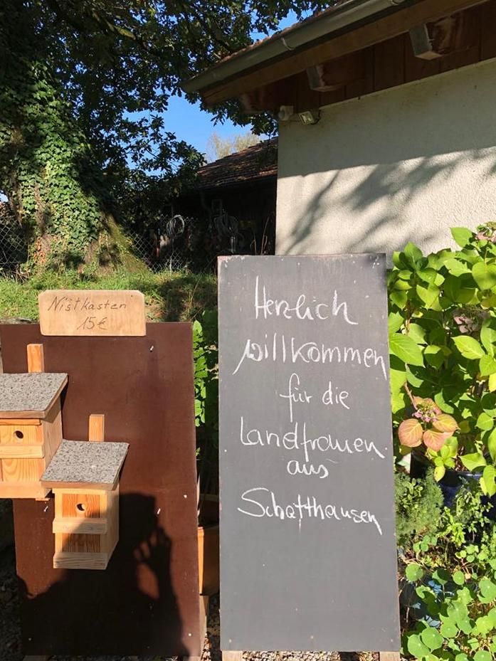 Herzlicher Empfang der Landfrauen