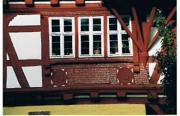 Schrifttafel Bammental