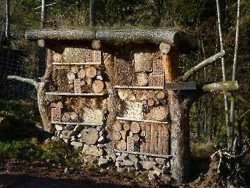 rustikales Insektenhotel